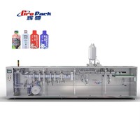 Machine d'emballage automatique pour lotions, crèmes, gelées, jus, liquides irréguliers, sachets, sauces, bouteilles et pochettes de forme irrégulière