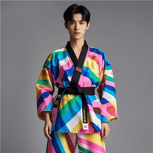12 oz algodón lienzo <span class=keywords><strong>Karate</strong></span> uniforme Karategui Gi <span class=keywords><strong>Karate</strong></span> traje para niños y adultos - Product Image 3