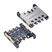 Support de carte micro SIM MUP-C7090 6P avec terminal de soudure SMT pour carte PCB, boîtier électrique pour téléphone, point de vente, IoT – Vente chaude en Israël et en Inde