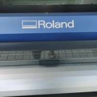 Impresora/Cortadora Automática de Vinilo para Etiquetas, Máquina Roland VS540 Usada, Cabezal de Impresión DX7, Tinta ECO-SOL MAX, Resolución de 1440dpi