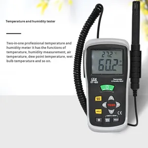 CEM Китай: Прямые поставки с завода. Профессиональный промышленный портативный высокоточный измеритель температуры и влажности DT-635 - Product Image 5