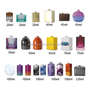 High-End 30ml Luxury spiral print 50ml Clear Green Black Blue Crystal Perfume 15mm Crimp Bottle 100ml Pressurized Perfume Bottle - Product Image 4