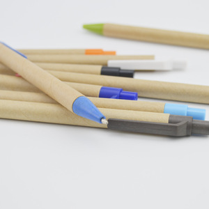 Penna a sfera in carta riciclata biodegradabile eco-compatibile con Logo personalizzato 1.0mm di larghezza di scrittura di alta qualità - Product Image 5
