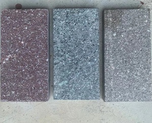 Losas de <span class=keywords><strong>piedra</strong></span> de pavimentación de pórfido púrpura pálido de pórfido marrón claro natural, baldosas de pavimentación, <span class=keywords><strong>piedra</strong></span> de paso de <span class=keywords><strong>Porfido</strong></span> para Italia Japón - Product Image 1