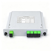 Boîtier de distribution FTTH ODN 1x4 SC/APC avec séparateur PLC à faible PDL, type cassette enfichable