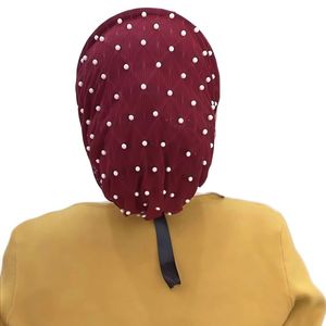 El último gorro pañuelo musulmán para mujer de estilo étnico YASEEN, gorro de malla con cristales, diseño de flor espacial, transpirable y - Product Image 1
