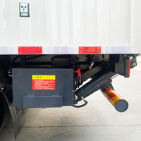 1ton 2ton Box Cargo Truck Van avec plate-forme hydraulique de levage de queue Latéral Lève-porte en acier Cantilever plate-forme de levage de queue