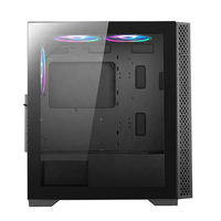 OEM Ordinateur de jeu Aileron de refroidissement Trempé Flotteur Pc Cas Verre Fenêtre USB Statut Puissance Rohs Bureau de Haute Qualité