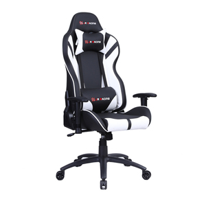 Chaise de jeu en cuir personnalisée avec dossier haut et soutien lombaire ergonomique personnalisé pour votre configuration de jeu - Product Image 4
