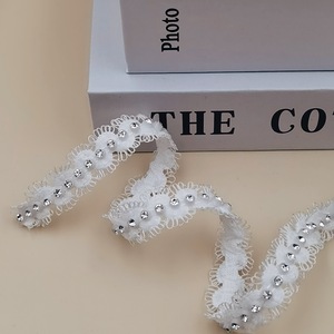 JFL073 Perceuse en résine de dentelle élastique Petite dentelle parfumée Couvre-chef de mariage Collier Bandeau décoré Rouleau de <span class=keywords><strong>robe</strong></span> <span class=keywords><strong>noire</strong></span> pour femme - Product Image 4