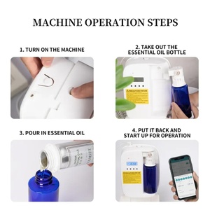 Diffuseur d'air intelligent sans eau personnalisé OEM ODM, USB, application, WiFi, diffuseur de parfum mural plat pour usage hôtelier - Product Image 5