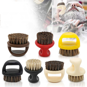 Brosse à barbe et à cheveux pour hommes, à <span class=keywords><strong>poils</strong></span> <span class=keywords><strong>de</strong></span> <span class=keywords><strong>sanglier</strong></span> doux, avec logo personnalisé, pour le <span class=keywords><strong>rasage</strong></span> du visage et des jointures, et brosse à doigts en <span class=keywords><strong>poils</strong></span> <span class=keywords><strong>de</strong></span> <span class=keywords><strong>blaireau</strong></span> pour barbier - Product Image 6