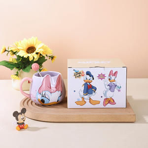 Dibujos animados Winniee <span class=keywords><strong>Mickey</strong></span> <span class=keywords><strong>Mouse</strong></span> Porcelana Big Belly 450mL Copa Negocios Regalos promocionales en paquete de caja de regalo - Product Image 5