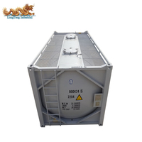 Conteneur-citerne ISO de 20 pieds pour ciment en vrac, conforme aux normes ASME, durable, pour le transport fiable de cendres volantes et de poudres