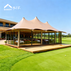 コンテナハウススチール構造耐火性使いやすいモダンデザインリゾートヴィラ - Product Image 1