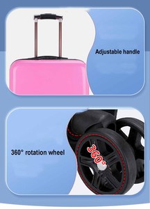 18 Inch Underseat Luggage Carry <strong>Suitcase</strong> Free Boarding Personal Item <strong>Suitcases</strong> 4 Wheels Hardshell <strong>Light</strong> <strong>Weight</strong> Waterproof Simple - Product Image 5