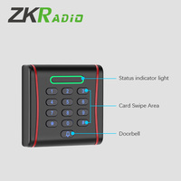 Lector de Tarjetas RFID IC de 13.56MHz con Teclado, Controlador de Acceso Autónomo para un Sistema de Control de Acceso de una Sola Puerta
