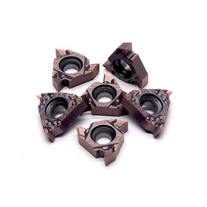<span class=keywords><strong>11ER</strong></span> AG55/11IR AG55 Hartmetall-Gewindeschneideinsätze Externe & Interne Klingen für Stahl & Edelstahl OEM Anpassbare Unterstützung - Product Image 1