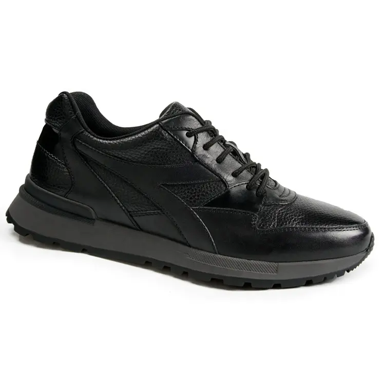 Respirant hommes chaussures en cuir à lacets hommes Pu matériel décontracté Skateboard chaussures à semelle plate en cuir véritable hommes chaussures de Sport