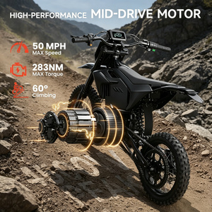 Motocicleta Eléctrica Todoterreno X1 <span class=keywords><strong>Spark</strong></span> L |   Bicicleta Eléctrica de 60V 28.8AH con Llantas Gruesas de 17'' y 14'', Frenos de Disco Hidráulicos, Resistente al Agua IPX6, Venta al Por Mayor - Product Image 6