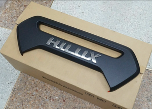 Cubierta de Portón Trasero JIAHUI 4X4 con Letras <span class=keywords><strong>Hilux</strong></span> en Cromo ABS Negro para <span class=keywords><strong>Toyota</strong></span> <span class=keywords><strong>Hilux</strong></span> <span class=keywords><strong>2020</strong></span> 2021 2022 2023 Accesorios de Coche - Product Image 3