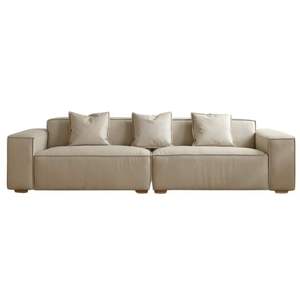 लक्जरी नए सोफे <span class=keywords><strong>2025</strong></span> लाउंज स्लाइपकवर के लिए माइक्रोफाइबर फैब्रिक चमड़े के सोफे क्लासिक सोफे कुर्सी - Product Image 2