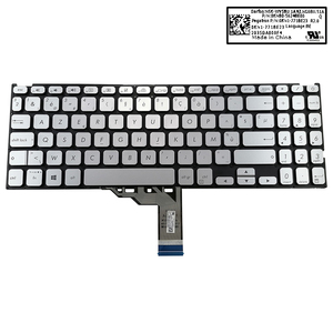 คีย์บอร์ดเรืองแสงสำหรับ <span class=keywords><strong>Asus</strong></span> <span class=keywords><strong>VivoBook</strong></span> 15 A512 <span class=keywords><strong>X512</strong></span> P1504F V5000 P1504UA P1504DA แป้นพิมพ์0KNB0-5624BE00 F512สีเงินใหม่ - Product Image 1