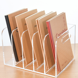 Organizzatori in Acrilico Trasparente, <span class=keywords><strong>Portadocumenti</strong></span> a 5 Scomparti, Porta Documenti Verticale <span class=keywords><strong>da</strong></span> <span class=keywords><strong>Scrivania</strong></span>, Vendita all'Ingrosso OEM - Product Image 5