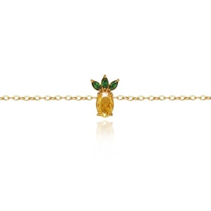 Dainty Gold Fruit <b>Cute</b> Accessories Jewelry <b>Bracelet</b> Zircon <b>Bracelets</b> Women - Product Image 4