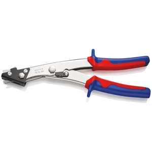 KNIPEX 90 55 280 EAN mordedor de chapa con empuñaduras multicomponentes niqueladas 280 mm - Product Image 1