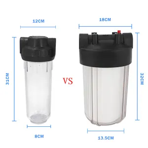 4.5*10 inch Grote Transparante Water Filter Behuizing