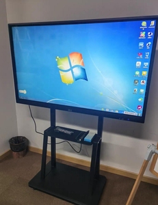 <span class=keywords><strong>Tableau</strong></span> blanc <span class=keywords><strong>interactif</strong></span> de connectivité sans fil de contrôle d'écran tactile de système de conférence intelligent alimenté par AI avancé - Product Image 4