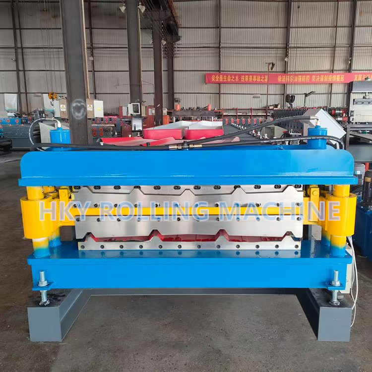Galvanized Trapezoidal Building Material Machinery Colored Steel Roof Tile Making Roll Forming Machine South Africa