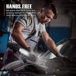 Support de lampe torche rotatif à 360 degrés pour la chasse, accessoires d'éclairage, clip ceinture, étui pour lampe de poche - Vente en gros - Product Image 2