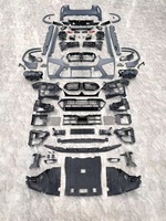 Kit de Conversión de Carrocería con Faros Delanteros, Parachoques, Pasos de Rueda y Faldones Laterales para BMW X6 G06 2020-2023, Actualización al Estilo LCI X6M