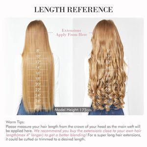 Extensions de cheveux humains bouclés à clipser, 20 pouces, 3/4 de tête, HE008, lot de 5 pièces, 40g, marron - Product Image 5