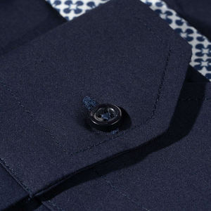 Usine OEM personnalisé pur coton à manches longues poche col romain étiquette col respirant Cool chemise du clergé pour les ministres prêtres - Product Image 4