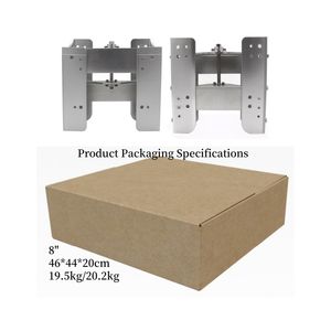 Plaque Élévatrice Hors-Bord 8 Pouces Accessoires de Bateau Plaque de Cric Manuelle Réglable pour Bateau Marin - Product Image 6