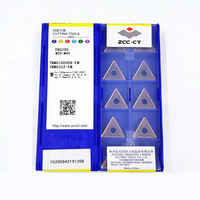 Outil de tournage externe ZCC-CT TNMG160404 TNMG160408 -EM YBG205, outils de tournage CNC, plaquettes en carbure revêtues PVD, acier inoxydable