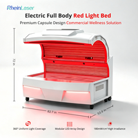 Lit de thérapie par lumière rouge motorisé pour centre de bien-être professionnel, PDT, chambre de photothérapie infrarouge à LED rouge pour tout le corps