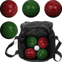 Ensemble de boules de pétanque légères pour jeux de plein air, ensemble professionnel de boules de pétanque, jeu de lancer de boules utilisé par les écoles.