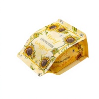 Bolsa de Semillas de Girasol con Impresión Personalizada al por Mayor, Bolsa de Fondo Plano con Sellado de Ocho Lados para Semillas de Flores