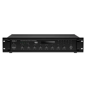 Xsily-kualitas tinggi 70V 100V 120w Pa campuran sumber Audio amplifier untuk latar belakang musik