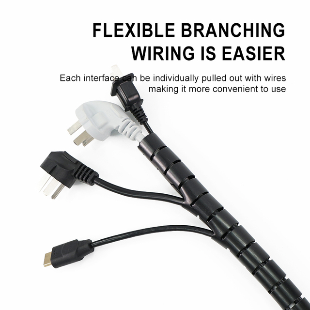 High Quality Eco Friendly Spiral Wrapping Bands Black White