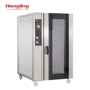 Industrial Hot Air 10 Trays Electric Baking Oven Stainless Steel Bakery Convention Oven