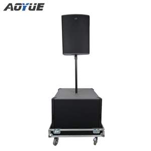 Système de sonorisation professionnel : enceintes de studio passives 15 pouces, enceintes de scène, caisson de basses 18 pouces - Product Image 1