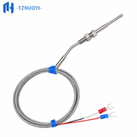 Sonde de température à thermocouple de type K, filetage PT1/8, 0-1000°C, OEM, acier inoxydable 304, blindée, IP67, pour moulage par injection