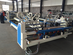 Tự động Giá Tốt Bốn Sáu Góc Sô Cô La Bao Bì Hộp Bánh Hộp Thư Mục Gluer Làm Máy - Product Image 6