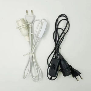 E14 lámpara de diente completo lámpara de cabeza <span class=keywords><strong>Baser</strong></span> 1,8 m Cable de alimentación enchufe de la UE adaptador de lámpara colgante con interruptor de cable enchufe colgante - Product Image 4