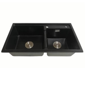 <span class=keywords><strong>Lavello</strong></span> rettangolare in pietra di granito nero con <span class=keywords><strong>lavello</strong></span> in granito composito di alta qualità - Product Image 3